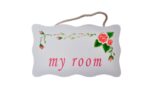BUFFER® Decotown My Room Benim Odam Dekoratif Çiçek Desenli Kapı Askısı - Görsel 3
