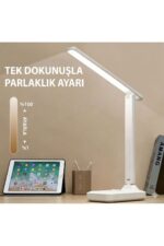 Katlanabilir Dokunmatik Kontrollü Göz Dostu Akıllı LED Masa Lambası – Enerji Tasarruflu - Görsel 2