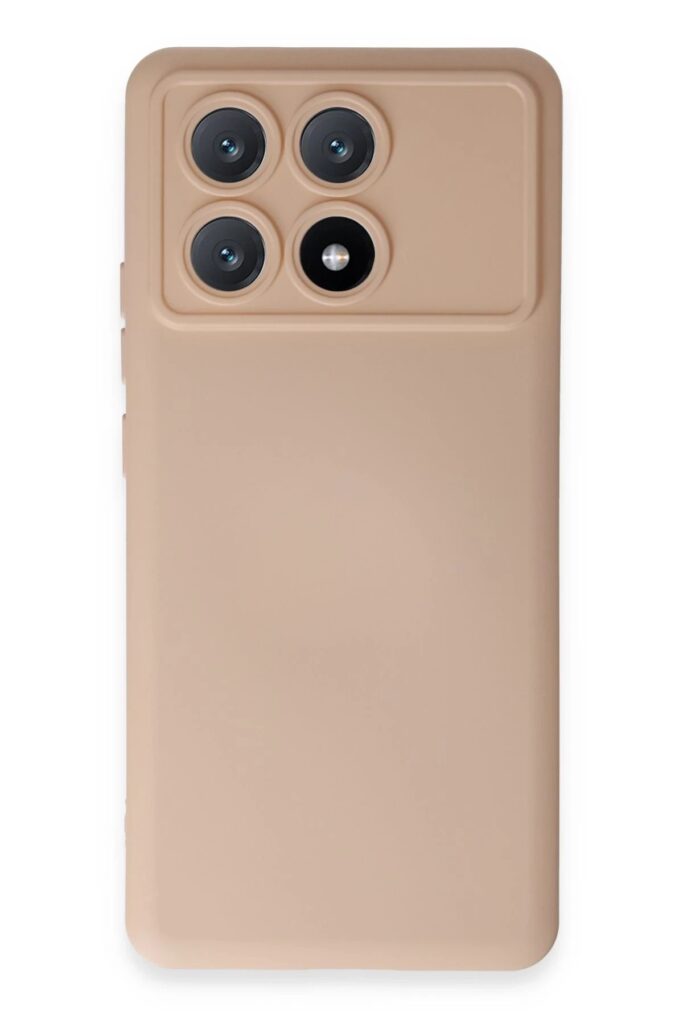 Mey İthalat®   Poco X6 Pro Kılıf Nano içi Kadife Silikon - Pudra