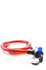 BUFFER® Çalınma Engelleyici Pvc Kaplamalı Kablo Halat Bisiklet Kilidi - Görsel 5