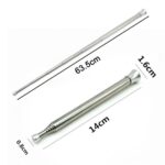 BUFFER®  Teleskopik Ateş Başlatıcı Outdoor Üfleme Borusu 63 Cm - Görsel 3