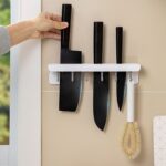BUFFER® Pratik Çoklu Bıçak Askısı Mutfak Bıçak Düzenleyici Organizer Dayanıklı Bıçaklık - Görsel 2