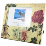BUFFER® Decotown Dekoratif Desenli Çerçeve Gül Motifli Fotoğraf Çerçevesi