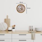 Rustic Kitchen Turuncu 36 Cm Duvar Saati - Görsel 4
