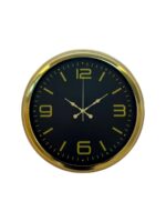 Gold Modern Rakamlı 40 Cm Metal Duvar Saati - Görsel 4