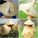 Mey İthalat® Naturel Renk Cambodia Kamboçyalı Vietnam Şapkası PVC Hasır - Görsel 2