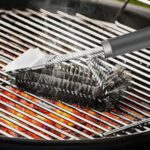 BUFFER® Mangal Izgara Temizleme Fırçası – Paslanmaz Çelik Telli, Uzun Saplı Grill Temizlik Aparatı Mangal Temizlik Fırçası - Görsel 5
