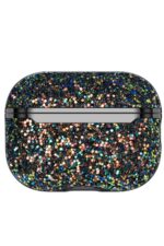 Mey İthalat®  Airpods Pro 2 (2.nesil) Bright Simli Airpods Kapak - Siyah - Görsel 2