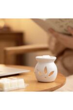 Sonx 3 lü Aromaterapi Uçucu Yağ Seti ve Seramik Buhurdanlık - Rahatlatıcı Oda Kokusu & Spa Deneyimi - Görsel 3