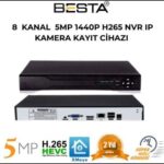 5 MP 4 İÇ MEKAN 4 DIŞ MEKAN KAMERALI IP POE GÜVENLİK SETİ - Görsel 4