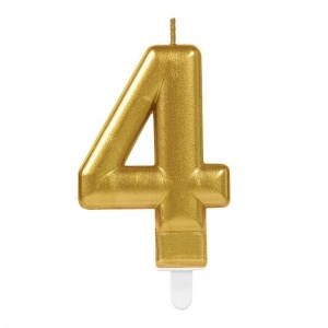 Mey İthalat® 4 Rakam Mum Gold Renk