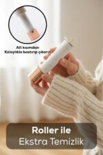 6 Bıçaklı 2 Kademeli  Tüy Tiftik  Şarjlı   Temizleme Makinesi Ve Tüy Toplama Rulosu (Yedek Bıçaklı) - Görsel 4