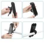 BUFFER® Universal Bisiklet Motosiklet Çocuk Arabası Silikon 360 Derece Telefon Tutucu Tüm Modellerle - Görsel 5