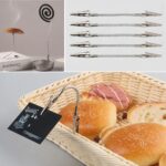 BUFFER® Paslanmaz Çelik Çift Kafa Timsah Klips – Isıya Dayanıklı Sinek Kovucu Bobin Tutucu & Kağıt Not Sabitleyici