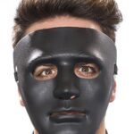 Mey İthalat® Siyah Renk Hip Hop Anonim Jabbawockeez Dans Maskesi 18x19 cm