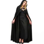 Mey İthalat® Sİyah Yakalı Pelerin - Vampir Pelerin - Dracula Pelerin 90 cm