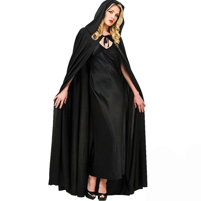 Mey İthalat® Sİyah Yakalı Pelerin - Vampir Pelerin - Dracula Pelerin 90 cm