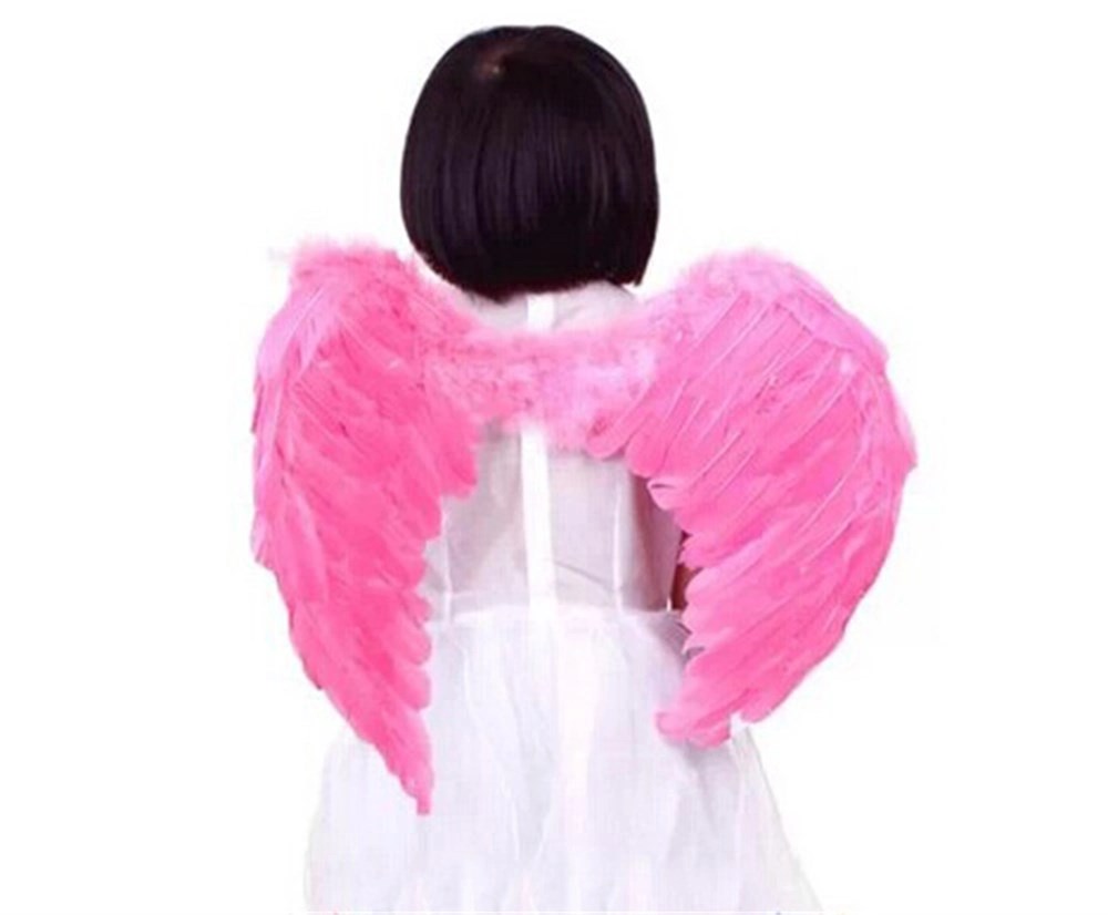 Mey İthalat® Pembe Renk Bebek Boy Küçük Melek Kanadı 40X55 cm
