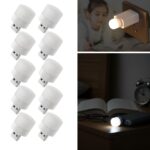 BUFFER® USB Mini Top LED 10’lu Aydınlatma Beyaz Işıklı Gece Lambası