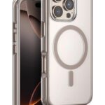 Mey İthalat®   iPhone 16 Pro Max Hulk Magsafe Kapak - Çöl Titanyum