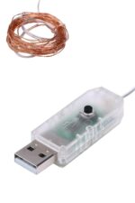 BUFFER® Yılbaşı ve Özel Konsept Dekorasyon 5 Mt USB Bağlantılı Led Işık - Görsel 3
