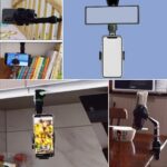 BUFFER® Dikiz Aynasına Takılabilen Eklemli Telefon Tutucu Aparat - Görsel 2