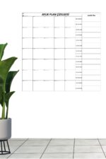 BUFFER® Aylık Planlayıcı Manyetik Duvar Stickerı Takvim Plan Çizelgesi - Görsel 7