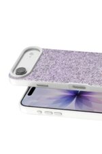 Mey İthalat®   iPhone 17 Air Bright Simli Kapak - Lila - Görsel 2