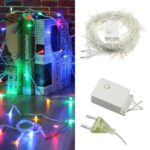 BUFFER® 10 Metre 100 Ledli 8 Fonksiyonlu Karışık Renkli RGB Led Lamba - Görsel 2