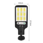 BUFFER® 3 Farklı Işık Modlu Güneş Enerjisiyle Şarj Olan Dış Mekan Uyumlu Kumandalı Solar Duvar LEDİ - Görsel 5
