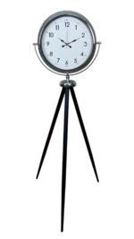 Krom Standart Tripod Ayaklı Saat - Görsel 3