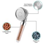 BUFFER® %50 Su Tasarruflu ve Arıtmalı Doğal Taşlı Banyo El Duş Başlığı - Görsel 2