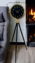 Gold Standart Tripod Ayaklı Saat - Görsel 5