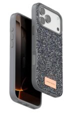 Mey İthalat®   iPhone 17 Pro Max Bright Simli Kapak - Gümüş