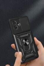 Mey İthalat®   Redmi Note 13 Pro Plus Kılıf Pars Lens Yüzüklü Silikon - Yeşil - Görsel 3
