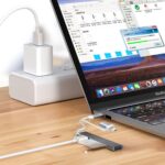 BUFFER® 4 Port'lu Bağlantı İstasyonu Ultra İnce USB Bölücü TYPE-C tipi Çoklu Arayüz Adaptörü Multi Usb Çoklayıcı - Görsel 2