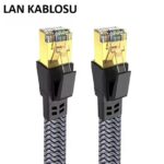 Cat 8 LAN Kablosu –Ethernet Kablosu Örgü Kaplama