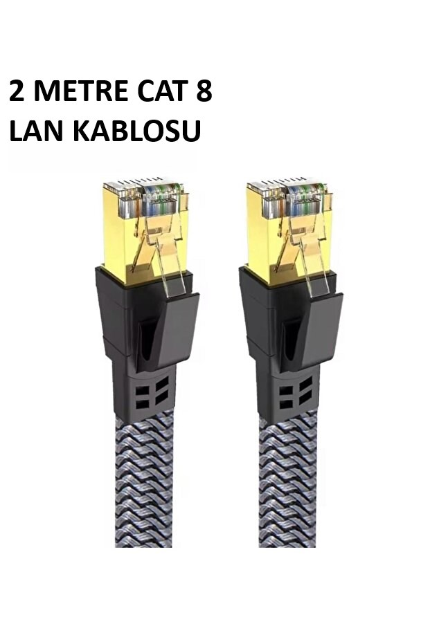 Cat 8 LAN Kablosu –Ethernet Kablosu Örgü Kaplama