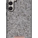Mey İthalat®  Samsung Galaxy A55 5G Bright Simli Kapak - Gümüş