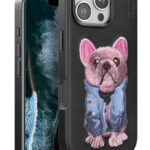 Mey İthalat®  iPhone 16 Pro Cute Desenli Kapak - Siyah