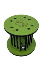 BUFFER®  Mini Silindir Eğlenceli Renkli Sağlam Küçük Pati İzi Şekilli Kedi Oyuncağı - Görsel 7