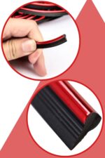 BUFFER® Kırmızı Araba OtoTrim Dekorasyon Şeridi Kauçuk Elastik Kolay Kurulum 5 metre Şerit Bant - Görsel 8