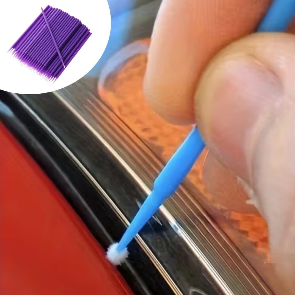 BUFFER® 100’lü Mini Tek Kullanımlık Araba Rötüş Fırçası –İnce Uçlu Yumuşak Kıllı Boya Uygulayıcı