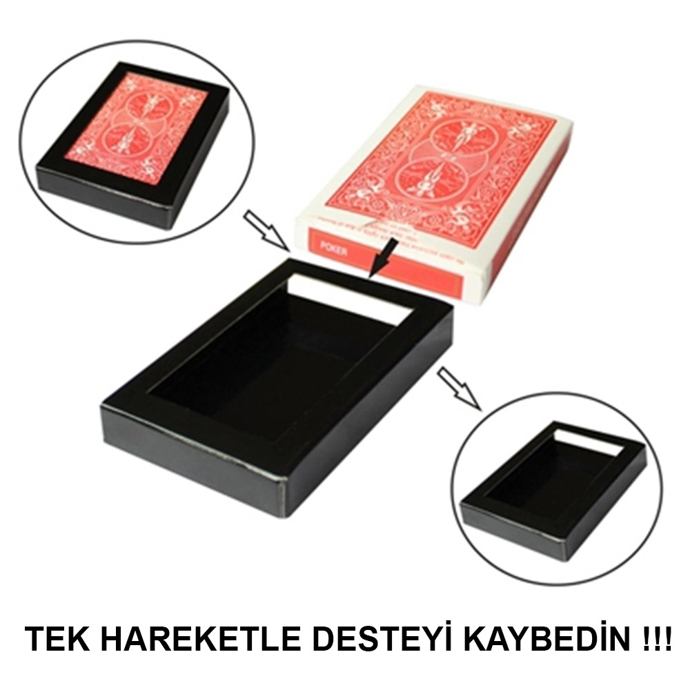 Mey İthalat® Sihirli Kaybolan Deste Oyun Kağıdı İlizyon Oyunu Kaybolan Kart