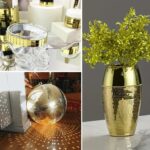 BUFFER®1 Metre Uzunluğunda Gold Renk Aynalı Mozaik Taşlı Dekor Bandı 4 cm x 1 mt - Görsel 2