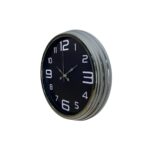 Krom Sade 40 Cm Metal Duvar Saati - Görsel 2