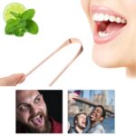 BUFFER® Bakır Oil Pulling Yağ Çekme Dil Plak Temizleme Aleti Dil Fırçası Sıyırıcı Dil Kaşığı - Görsel 6