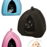 BUFFER® Pet Hut Polar Kedi ve Köpek Yatağı - Mavi