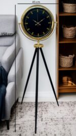 Eskitme Tripod Ayaklı Dekoratif Saat - Görsel 5