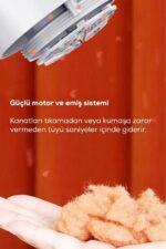 6 Bıçaklı 2 Kademeli  Tüy Tiftik  Şarjlı   Temizleme Makinesi Ve Tüy Toplama Rulosu (Yedek Bıçaklı) - Görsel 6